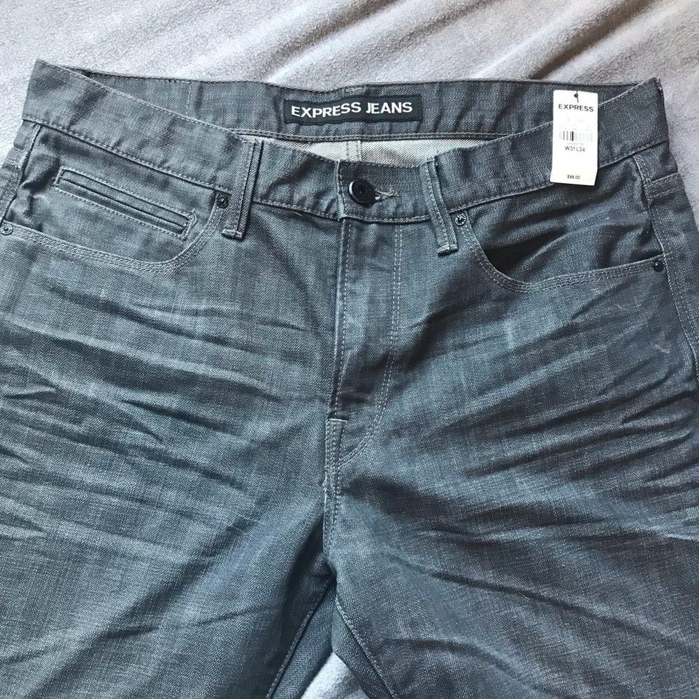 Men’s Express grey jeans 31x34